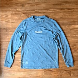 Bandit Cheque Jacquard Long Sleeve - XS - Steel Blue